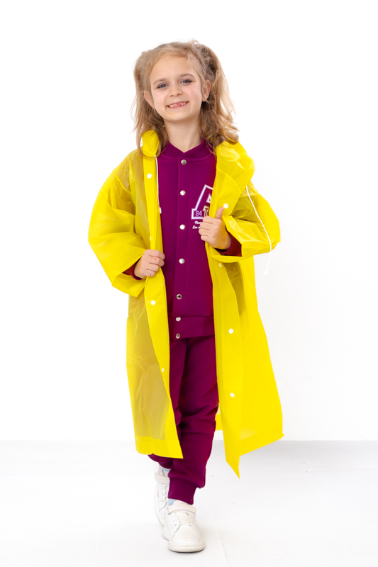 Дощовик дитячий з капюшоном